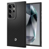 Тънък Калъф за Samsung S24 Ultra, Spigen Enzo Aramid Case, Черен
