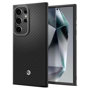 Тънък Калъф за Samsung S24 Ultra, Spigen Enzo Aramid Case, Черен