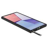 Тънък Калъф за Samsung S24 Ultra, Spigen Enzo Aramid Case, Черен (7)