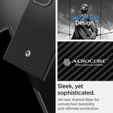 Тънък Калъф за Samsung S24 Ultra, Spigen Enzo Aramid Case, Черен (10)