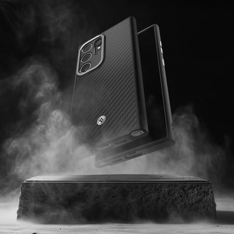 Тънък Калъф за Samsung S24 Ultra, Spigen Enzo Aramid Case, Черен (11)