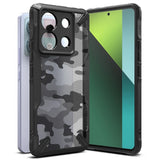 Противоударен Калъф за Xiaomi Redmi Note 13 Pro 5G, Ringke Fusion X Camo Case, Черен
