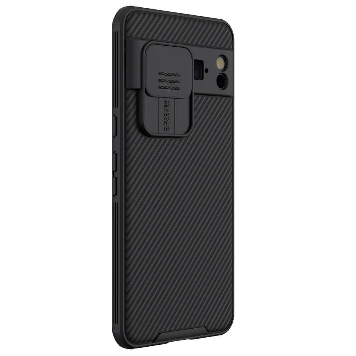 Калъф с Плъзгач за Камера за Google Pixel 8 Pro, Nillkin CamShield Case, Черен (5)