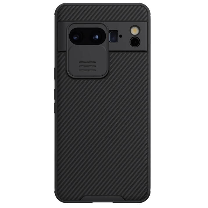 Калъф с Плъзгач за Камера за Google Pixel 8 Pro, Nillkin CamShield Case, Черен