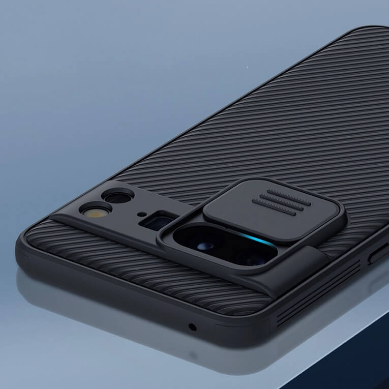 Калъф с Плъзгач за Камера за Google Pixel 8 Pro, Nillkin CamShield Case, Черен (7)