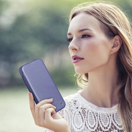 Magsafe Калъф от Естествена Кожа за iPhone 14 Pro Max, iCarer CE Wax Book Leather Case, Лилав (7)