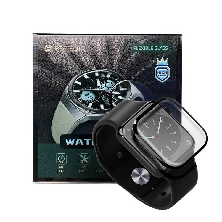Протектор за Apple Watch Ultra 2 49mm, Bestsuit Flexy Glass, Прозрачен (3)