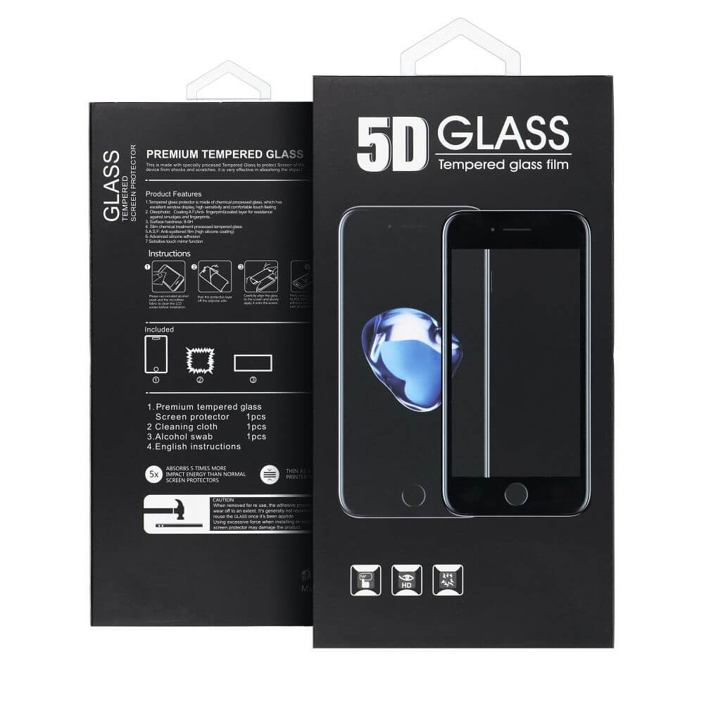 Стъклен Протектор за Xiaomi Redmi 9A, 5D Full Glue Glass, Прозрачен (2)