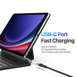 Калъф с Клавиатура и Тъчпад за Samsung Tab S10 Lite/ S10 FE/ S9 FE/ S9, Dux Ducis Magnetic Keyboard Case, Черен (9)