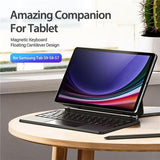 Калъф с Клавиатура и Тъчпад за Samsung Tab S10 Lite/ S10 FE/ S9 FE/ S9, Dux Ducis Magnetic Keyboard Case, Черен (3)