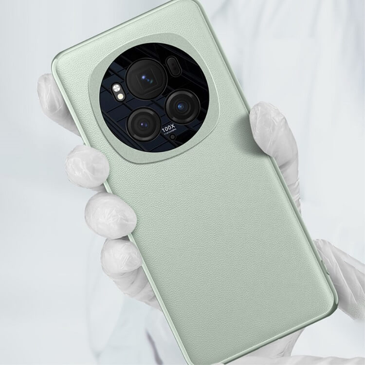 Кожен Калъф за Honor Magic 6 Pro, GKK Leather Case, Зелен (4)