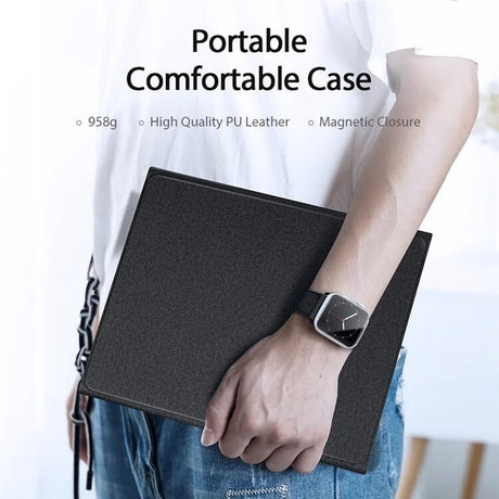 Калъф с Клавиатура за iPad 9/ 8/ 7 10.2, Dux Ducis Touchpad Keyboard Case, Черен (4)
