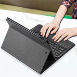 Калъф с Клавиатура за iPad 9/ 8/ 7 10.2, Dux Ducis Touchpad Keyboard Case, Черен (3)