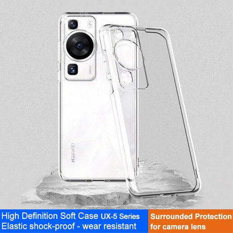 Силиконов Калъф за Huawei P60 Pro, Imak Crystal Case UX-5, Прозрачен (2)