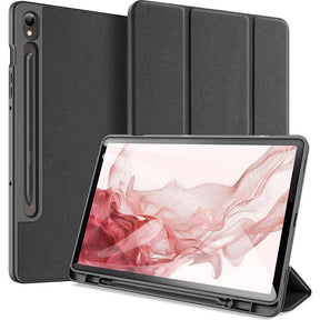 Калъф с Pen Поставка за Samsung Tab S10 Lite/ S10 FE/ S9, Dux Ducis Domo Case, Черен