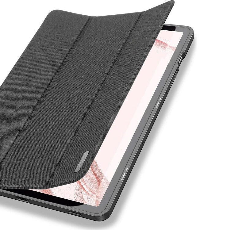 Калъф с Pen Поставка за Samsung Tab S10 Lite/ S10 FE/ S9, Dux Ducis Domo Case, Черен (8)