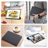 Калъф с Pen Поставка за Samsung Tab S10/S9 Ultra 14.6", Dux Ducis Domo Case, Черен (6)
