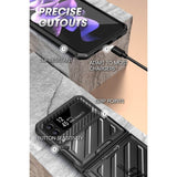 Противоударен Калъф за Samsung Z Flip 4, Supcase Unicorn Beetle Pro, Черен (5)
