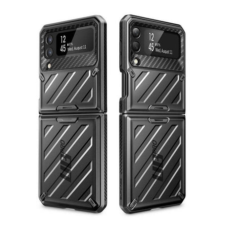 Противоударен Калъф за Samsung Z Flip 4, Supcase Unicorn Beetle Pro, Черен (2)