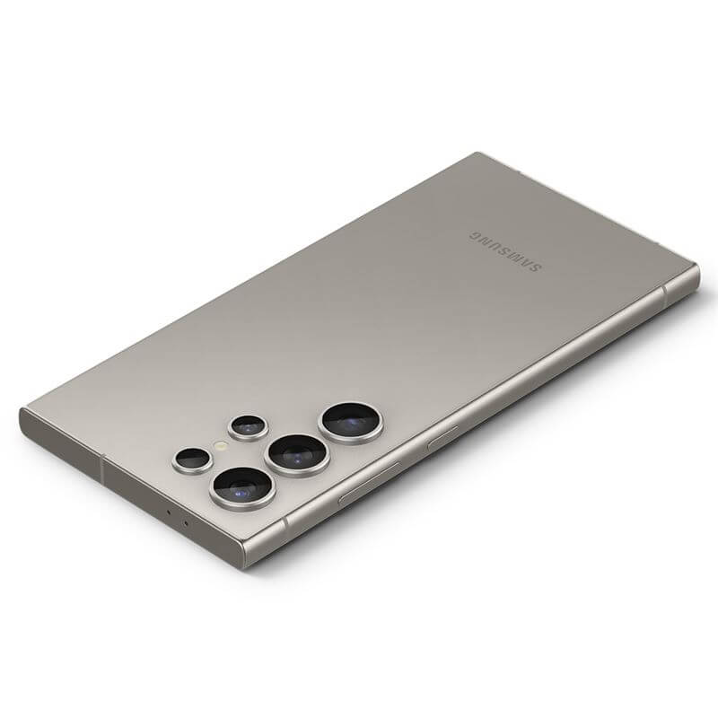 Протектор за Камерата на Samsung S24 Ultra, Spigen EZ Fit Optik Pro Glass tR 2бр., Сив (6)