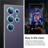 Протектор за Камерата на Samsung S24 Ultra, Spigen EZ Fit Optik Pro Glass tR 2бр., Лилав (6)