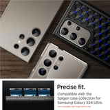 Протектор за Камерата на Samsung S24 Ultra, Spigen EZ Fit Optik Pro Glass tR 2бр., Сив (10)