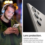 Протектор за Камерата на Samsung S24 Ultra, Spigen EZ Fit Optik Pro Glass tR 2бр., Сив (8)