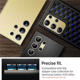 Протектор за Камерата на Samsung S24 Ultra, Spigen EZ Fit Optik Pro Glass tR 2бр., Жълт (9)