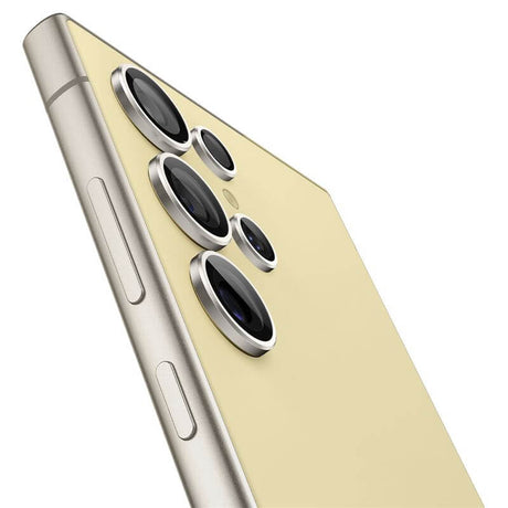 Протектор за Камерата на Samsung S24 Ultra, Spigen EZ Fit Optik Pro Glass tR 2бр., Жълт (3)