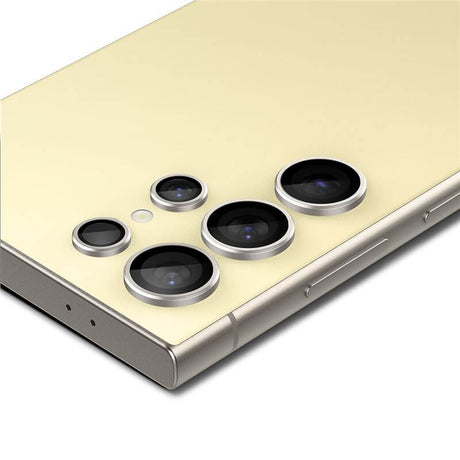 Протектор за Камерата на Samsung S24 Ultra, Spigen EZ Fit Optik Pro Glass tR 2бр., Жълт (4)