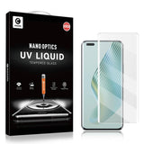 Стъклен Протектор с UV лепило за Honor Magic 6 Lite, Mocolo UV 3D Glass, Прозрачен