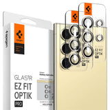 Протектор за Камерата на Samsung S24 Ultra, Spigen EZ Fit Optik Pro Glass tR 2бр., Жълт