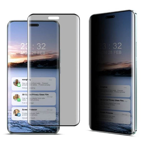 Затъмняващ Протектор за Honor Magic 6 Pro, Imak Privacy Anti-Spy Glass, Черен