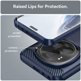 Противоударен Калъф за Honor Magic 6 Pro, Premium Carbon Case, Син (6)