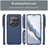 Противоударен Калъф за Honor Magic 6 Pro, Premium Carbon Case, Син (8)