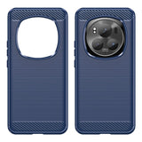 Противоударен Калъф за Honor Magic 6 Pro, Premium Carbon Case, Син (2)