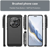 Противоударен Калъф за Honor Magic 6 Pro, Premium Carbon Case, Черен (7)
