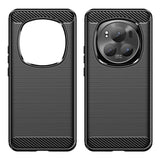 Противоударен Калъф за Honor Magic 6 Pro, Premium Carbon Case, Черен (2)