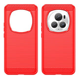 Противоударен Калъф за Honor Magic 6 Pro, Premium Carbon Case, Червен (2)