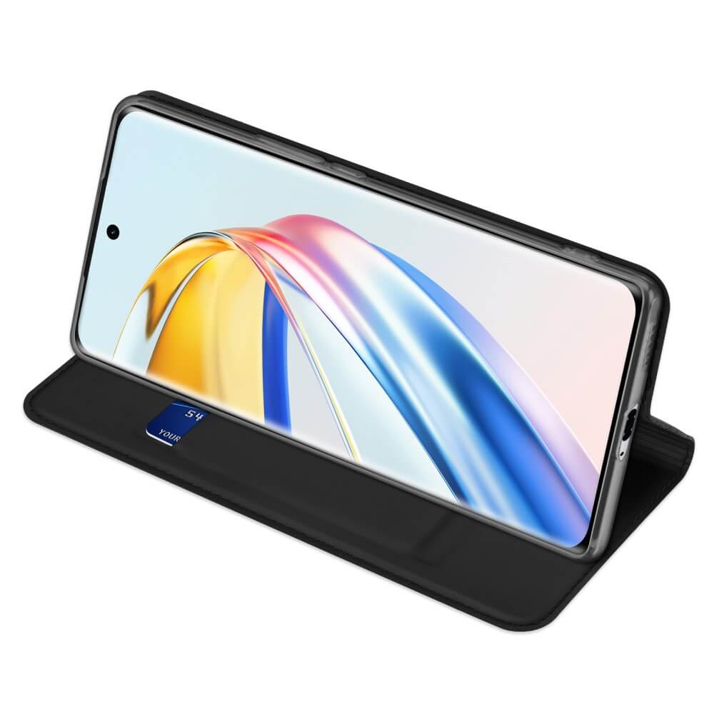 Кожен Калъф за Honor Magic 6 Lite, Dux Ducis Skin Pro Book Case, Черен (5)