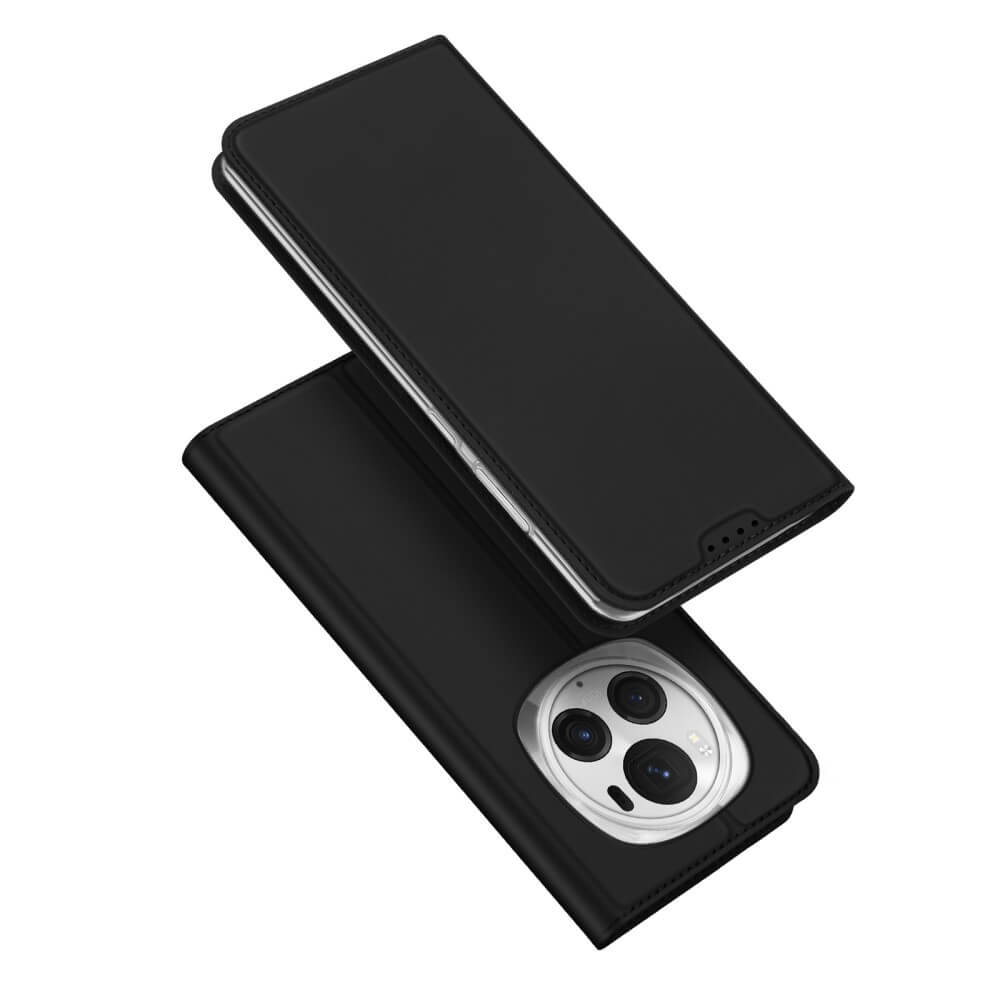 Кожен Калъф за Honor Magic 6 Pro, Dux Ducis Skin Pro Book Case, Черен (2)