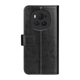 Кожен Калъф с Джобове за Honor Magic 6 Pro, Wallet Book Case, Черен (6)