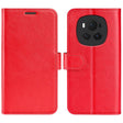 Кожен Калъф с Джобове за Honor Magic 6 Pro, Wallet Book Case, Червен