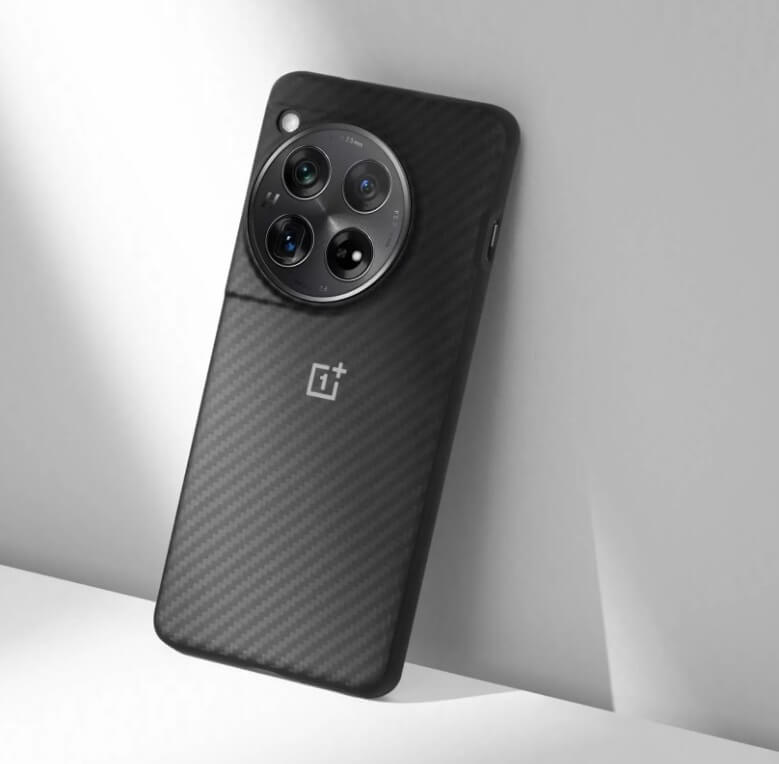 Оригинален Калъф за Oneplus 12, Aramid Fiber Bumper Case, Черен (4)