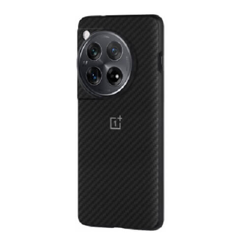Оригинален Калъф за Oneplus 12, Aramid Fiber Bumper Case, Черен (2)