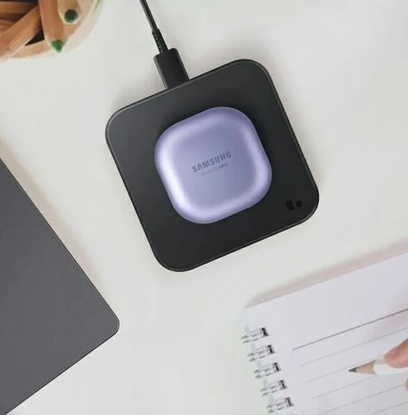 Безжично Зарядно Samsung Wireless Fast Charger Pad EP-P1300BBE 9W, Черен (4)