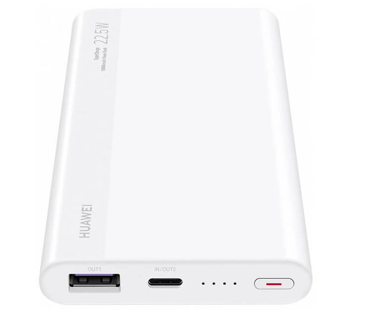 Външна Батерия Huawei Super Charge/ PD3.0/ QC3.0 22.5W 10000 mAh, Бял (4)