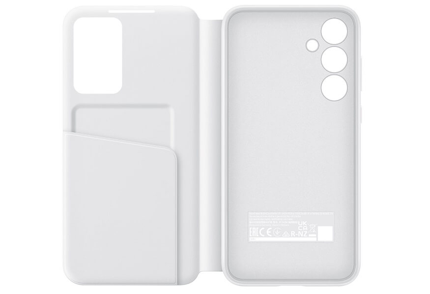 Оригинален Активен Калъф за Samsung A55 Smart View Wallet Book Case EF-ZA556CWEGWW, Бял (5)