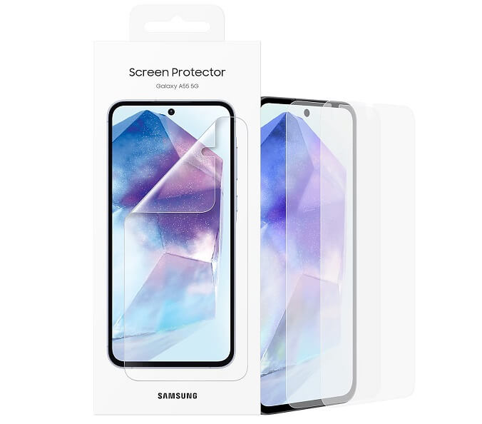 Оригинален Протектор за Samsung A55, Screen Folio Glass EF-UA556CTEGWW, Прозрачен (4)