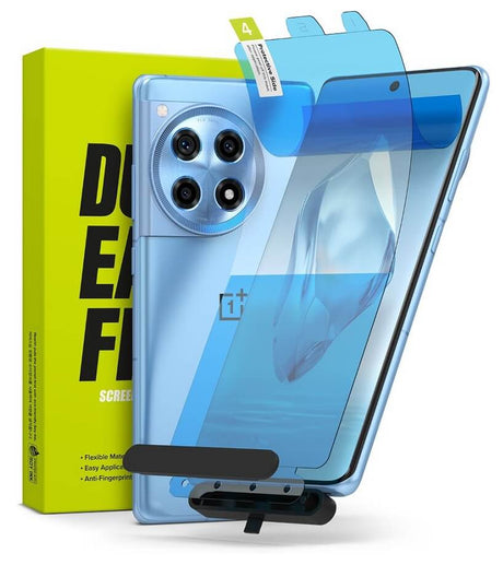 Гъвкав Протектор за Oneplus 12R, Ringke Dual Easy Full Glass, Прозрачен (2)